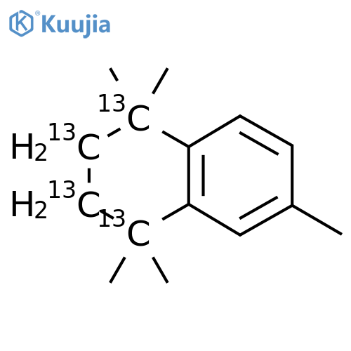 1,1,4,4,6-Pentamethyl-1,2,3,4-tetrahydronaphthalene-13C4 structure