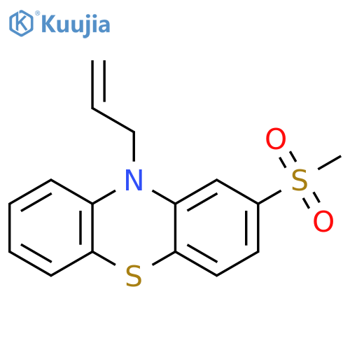 N-(2-Propenyl)-2-methylsulfonyl-10H-phenothiazine structure