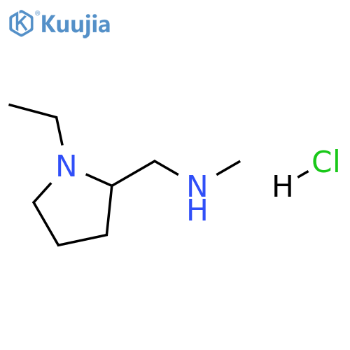 1-Ethyl-2-(methylamino)methylpyrrolidine Hydrochloride structure
