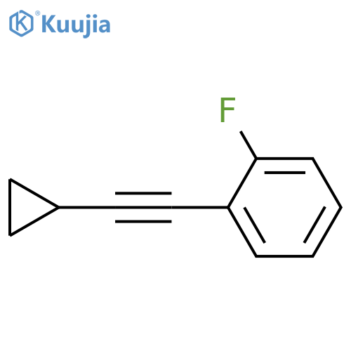 Cyclopropyl 2-Fluorophenylacetylene structure