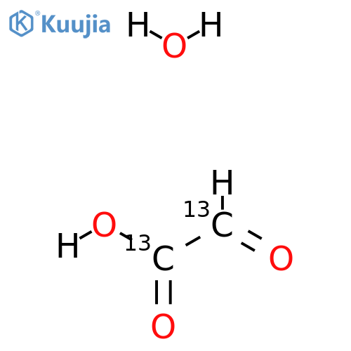 Glyoxylic Acid-13C2 Monohydrate structure