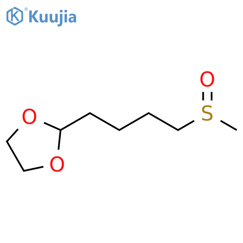 2-4-(Methylsulfinyl)butyl-1,3-dioxolane structure