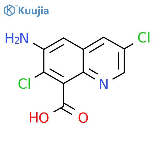 6-Amino-3,7-dichloro-8-quinolinecarboxylic Acid structure