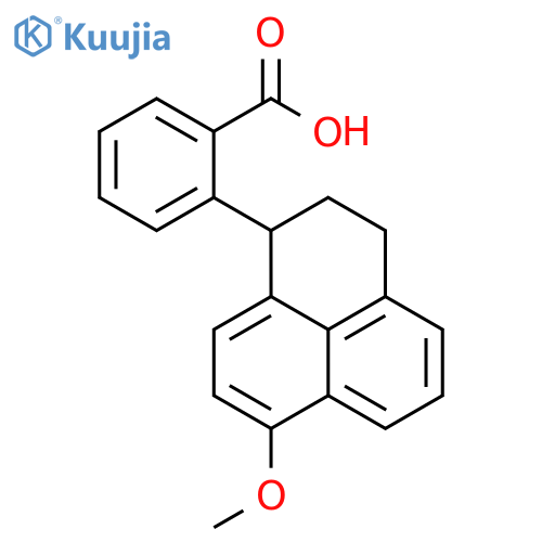 2-(2,3-Dihydro-7-methoxy-1H-phenalen-1-yl)-benzoic Acid structure