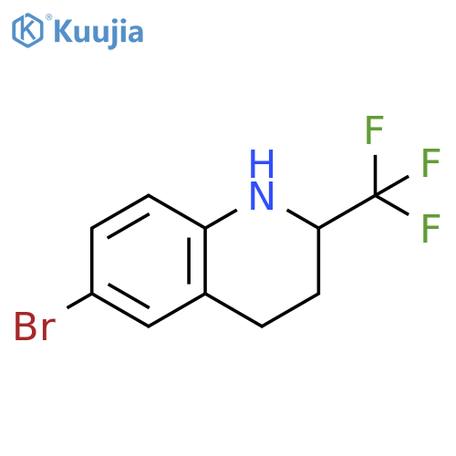 6-bromo-2-(trifluoromethyl)-1,2,3,4-tetrahydroquinoline structure