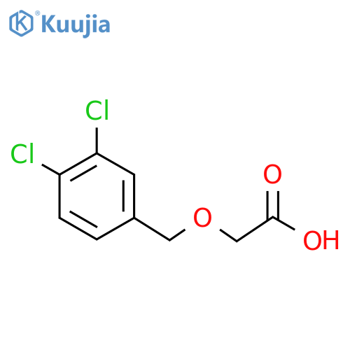 Benzeneacetic acid,3,4-dichloro-a-methoxy- structure