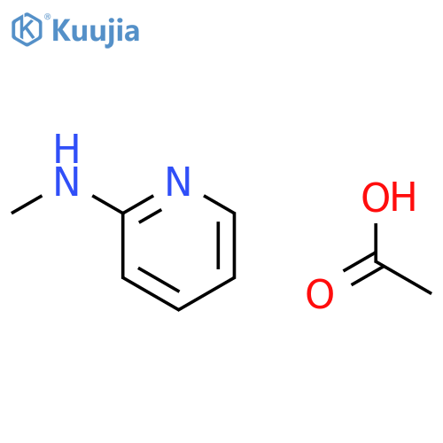2-Pyridinamine, N-methyl-, monoacetate structure
