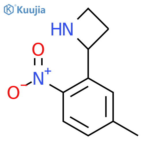 2-(5-methyl-2-nitrophenyl)azetidine structure