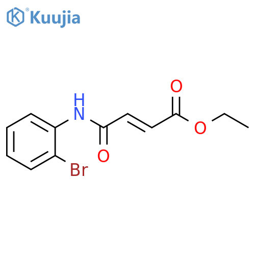 2-Butenoic acid, 4-[(2-bromophenyl)amino]-4-oxo-, ethyl ester, (E)- structure