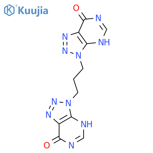 7H-1,2,3-Triazolo[4,5-d]pyrimidin-7-one,3,3'-(1,3-propanediyl)bis[3,4-dihydro- structure