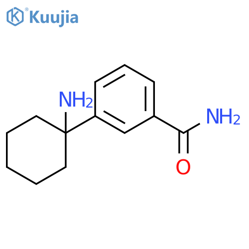3-(1-aminocyclohexyl)benzamide structure