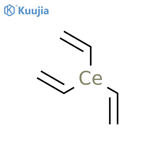 Cerium, triethenyl- structure