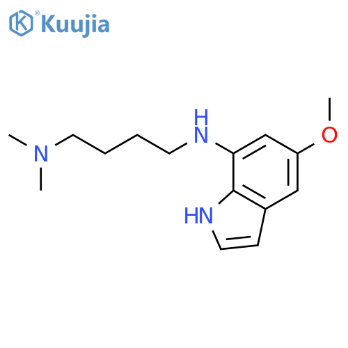 1,4-Butanediamine, N'-(5-methoxy-1H-indol-7-yl)-N,N-dimethyl- structure