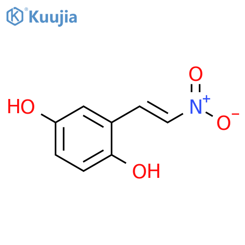 2-(2-nitroethenyl)benzene-1,4-diol structure
