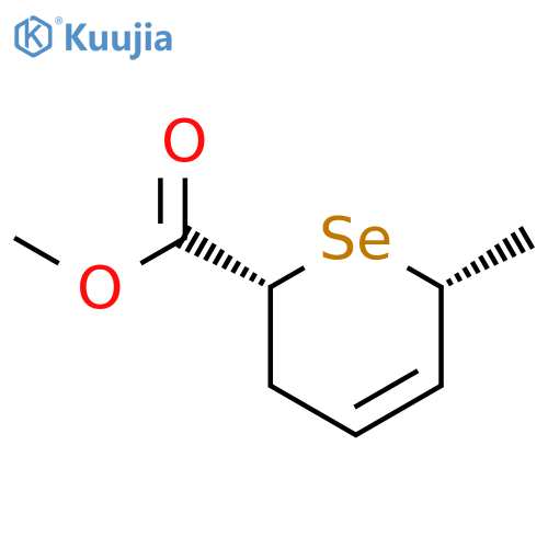 2H-Selenin-2-carboxylic acid, 3,6-dihydro-6-methyl-, methyl ester, cis- structure
