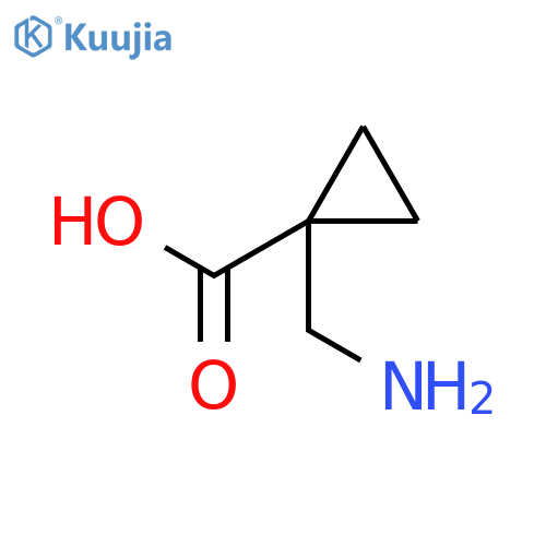 1-(aminomethyl)cyclopropane-1-carboxylic acid structure