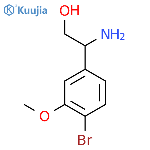 2-AMINO-2-(4-BROMO-3-METHOXYPHENYL)ETHAN-1-OL structure