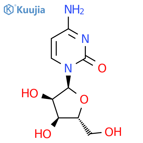 4-Amino-1-α-D-ribofuranosyl-2(1H)-pyrimidinone structure