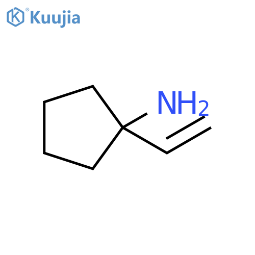 1-ethenylcyclopentan-1-amine structure