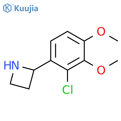 2-(2-chloro-3,4-dimethoxyphenyl)azetidine structure