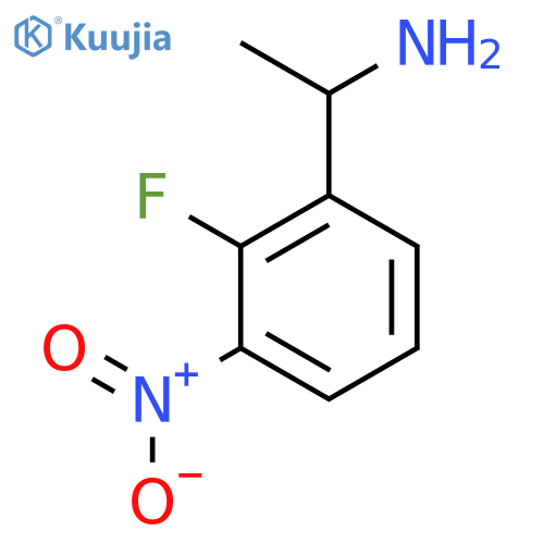 1-(2-fluoro-3-nitrophenyl)ethan-1-amine structure