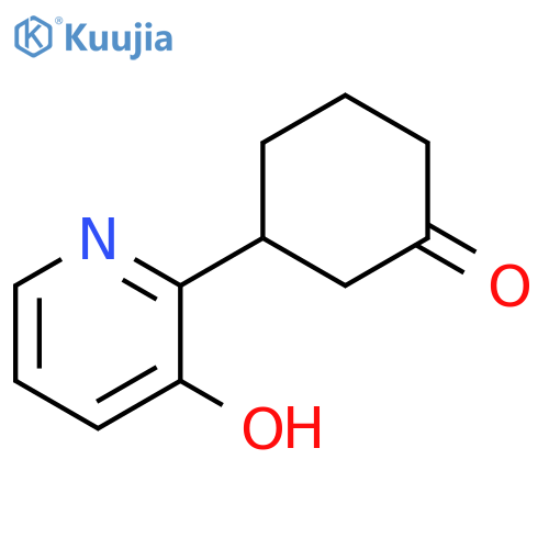 3-(3-hydroxypyridin-2-yl)cyclohexan-1-one structure