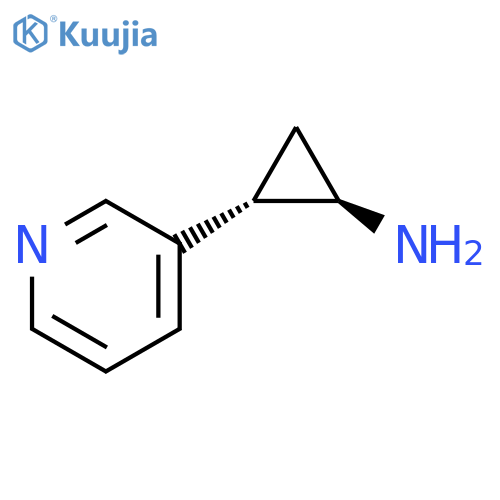 (1R, 2S)-2-Pyridin-3-yl-cyclopropylamine structure