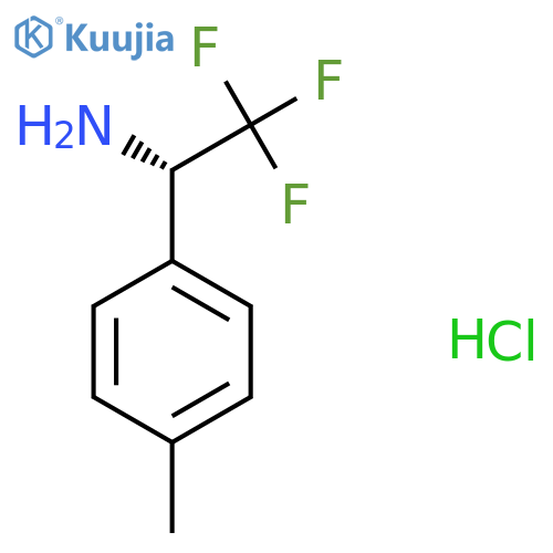 (S)-2,2,2-Trifluoro-1-p-tolyl-ethylamine hydrochloride structure