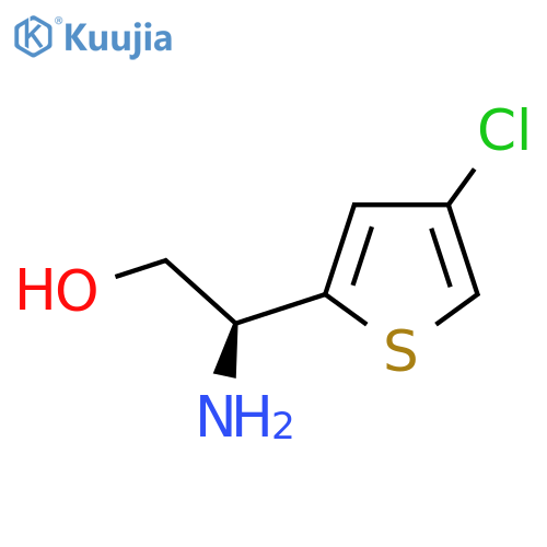 (2S)-2-amino-2-(4-chlorothiophen-2-yl)ethan-1-ol structure