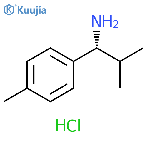 (1R)-2-METHYL-1-(4-METHYLPHENYL)PROPYLAMINE HYDROCHLORIDE structure