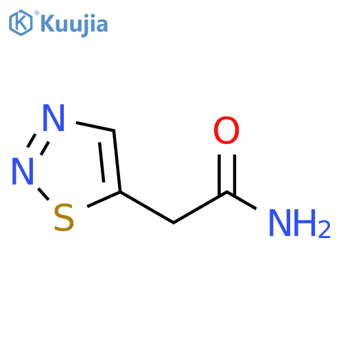 2-(1,2,3-thiadiazol-5-yl)acetamide structure