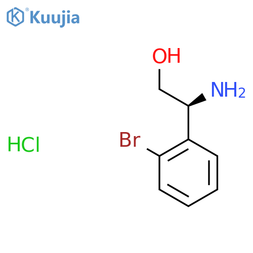 (S)-2-Amino-2-(2-bromophenyl)ethanol hydrochloride structure