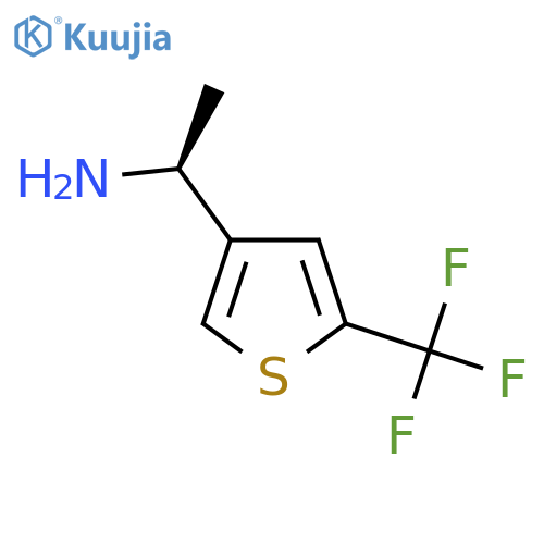 (1S)-1-[5-(trifluoromethyl)(3-thienyl)]ethylamine structure