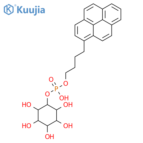myo-Inositol,1-[4-(1-pyrenyl)butyl hydrogen phosphate] (9CI) structure