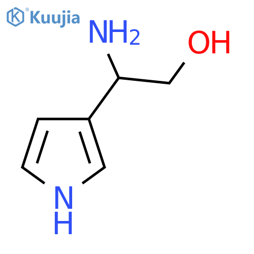 (2S)-2-amino-2-(1H-pyrrol-3-yl)ethan-1-ol structure