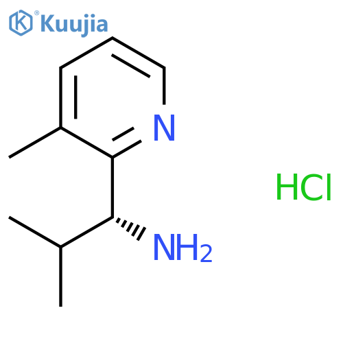 (1R)-2-METHYL-1-(3-METHYL(2-PYRIDYL))PROPYLAMINE HYDROCHLORIDE structure