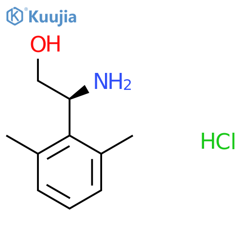 (S)-2-Amino-2-(2,6-dimethylphenyl)ethan-1-ol hydrochloride structure