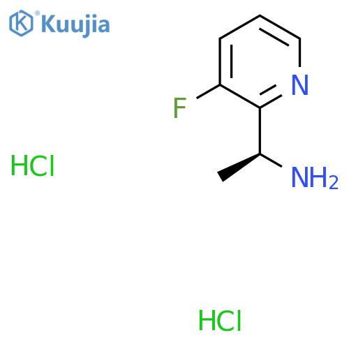 (S)-1-(3-Fluoro-pyridin-2-yl)-ethylamine Dihydrochloride structure