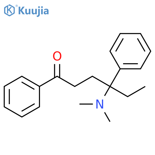 1-Hexanone, 4-(dimethylamino)-1,4-diphenyl- structure