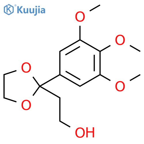 1,3-Dioxolane-2-ethanol, 2-(3,4,5-trimethoxyphenyl)- structure