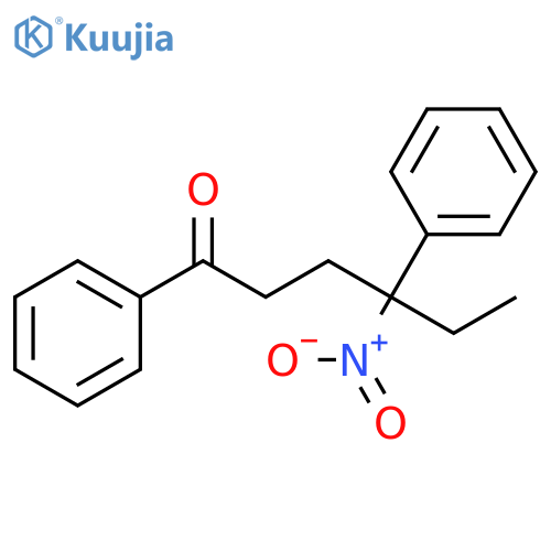 1-Hexanone, 4-nitro-1,4-diphenyl- structure