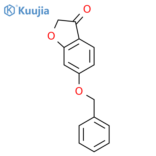 6-(benzyloxy)-2,3-dihydro-1-benzofuran-3-one structure
