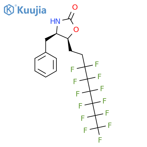 (4R,5S)-(+)-4-Benzyl-5-(3,3,4,4,5,5,6,6,7,7,8,8,8-tridecafluorooctyl)-2-oxazolidinone structure