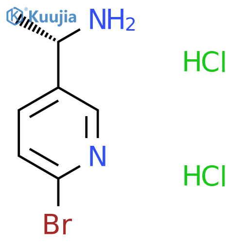 3-pyridinemethanamine,6-bromo-a-methyl-,hydrochloride(1:2) structure