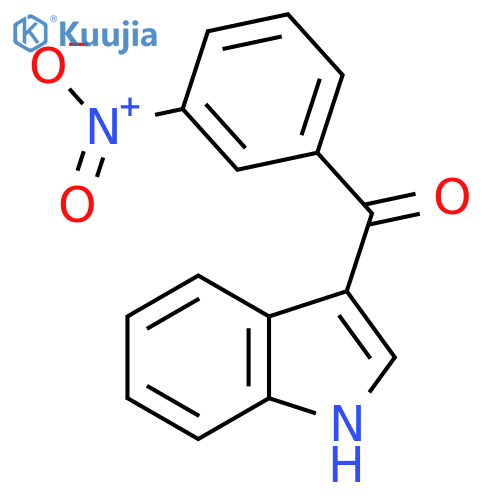 Methanone, 1H-indol-3-yl(3-nitrophenyl)- structure