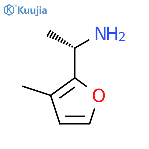 (1S)-1-(3-methylfuran-2-yl)ethan-1-amine structure