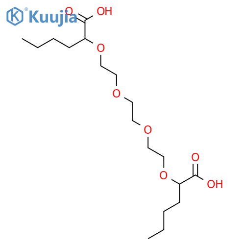 3,6,9,12-Tetraoxatetradecanedioic acid, 2,13-dibutyl- structure