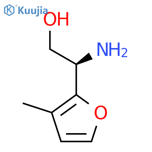 (2R)-2-amino-2-(3-methylfuran-2-yl)ethan-1-ol structure