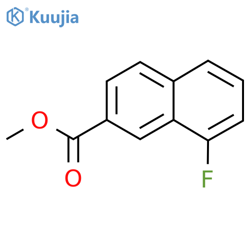 Methyl 8-fluoronaphthalene-2-carboxylate structure