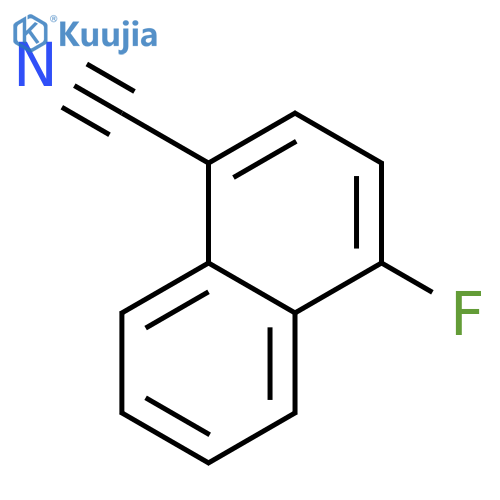 1-Cyano-4-fluoronaphthalene structure